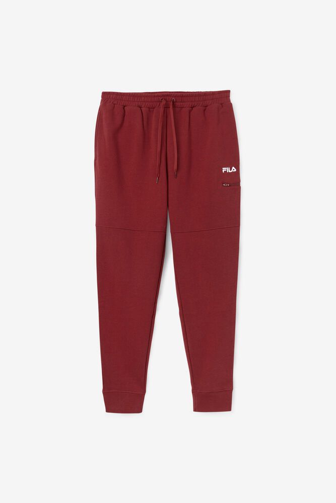 Fila Canadice Jogger Red Pants Mens - NZ 08173-HVTW